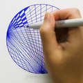 Cetvel, kalem ve kağıtla göz alıcı çizimler