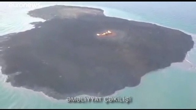 Egy iszapvulkán keltett riadalmat az azeri olajplatformok közelében