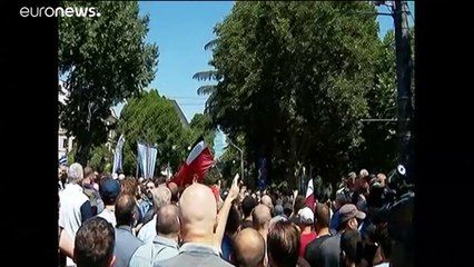 Marchas de ódio contra a comunidade LGBT na Geórgia
