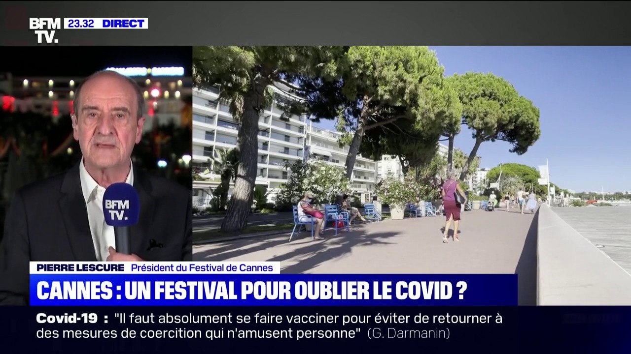 Pierre Lescure, président du festival de Cannes, évoque "un air de vacances sur la Croisette", à la veille de son ouverture