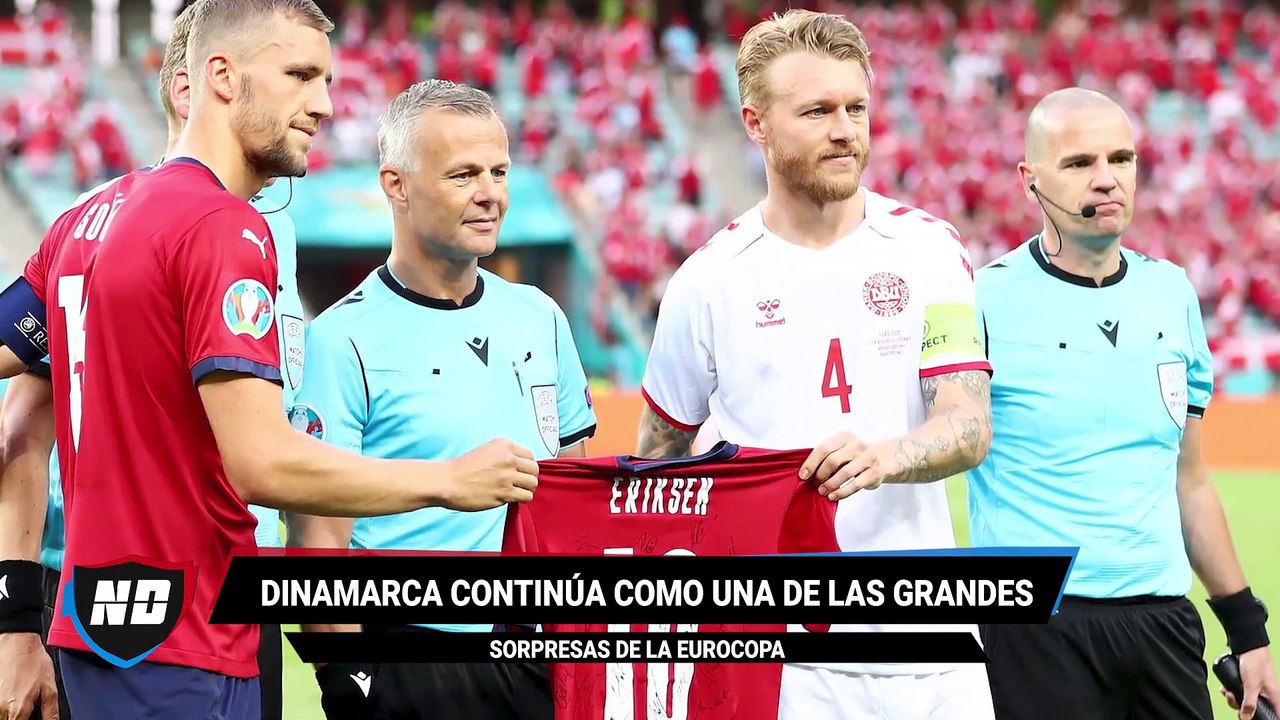 Inglaterra vs Dinamarca en las semifinales de la Eurocopa.