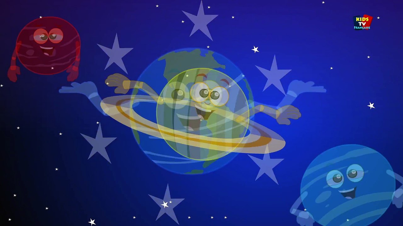 chanson des planètes - système solaire - apprendre les planètes noms - Planets rimes - Planet Song