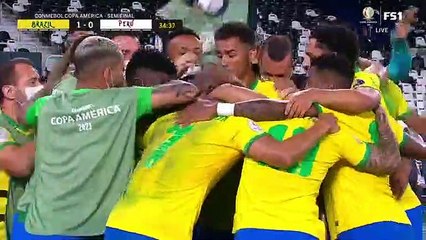 Brazil vs Peru - All goals and Highlights 05/07/2021