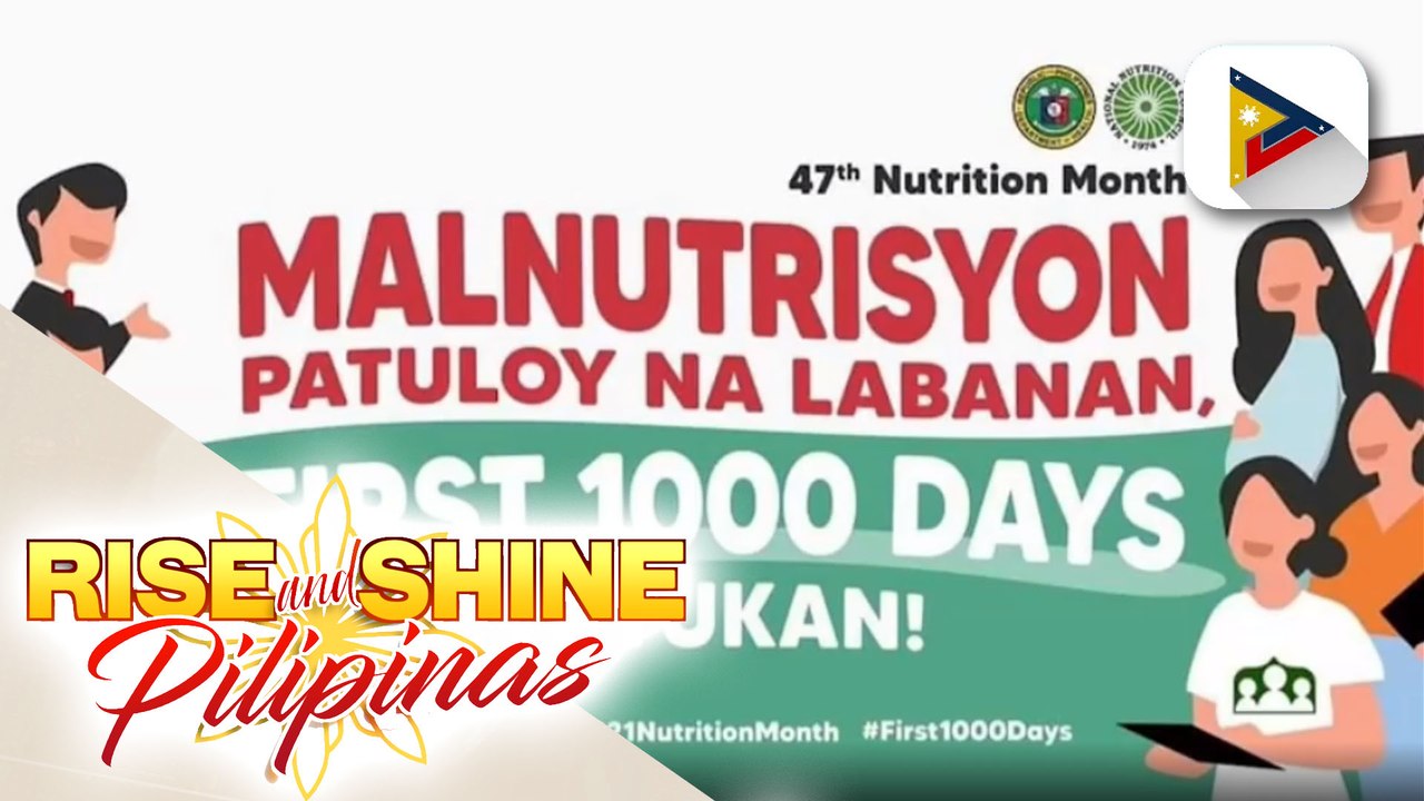 National Nutrition Month 2021 video Dailymotion