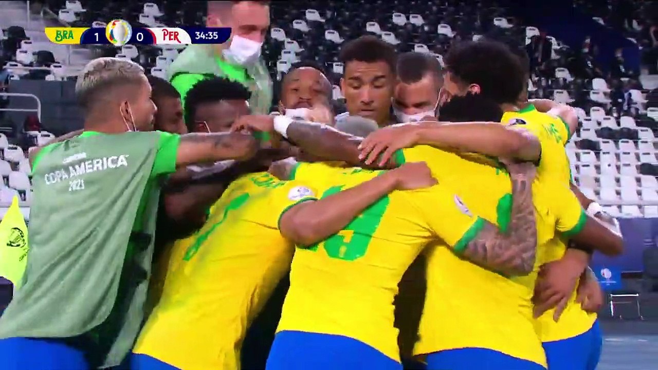 Lucas Paquetá  goal against Peru at Copa America 2021 Semi-final