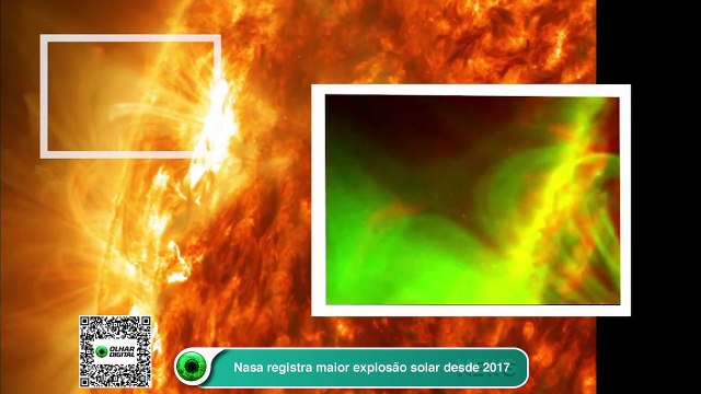 Nasa registra maior explosão solar desde 2017