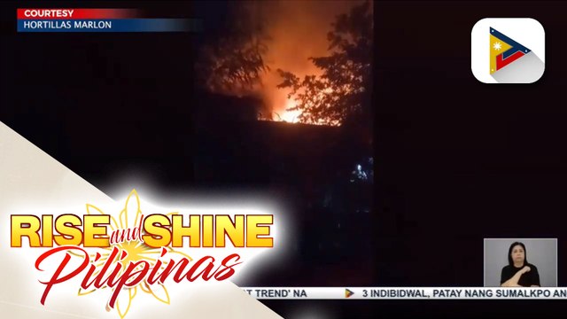 Apat na indibidwal, sugatan sa sunog sa subdivision