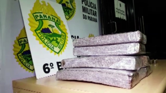 Homem é detido na rodoviária de Cascavel com sete tabletes de maconha na mochila