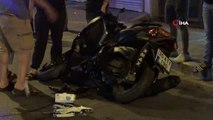 Son dakika haberi! İzmir'de motosiklet otomobile çarptı: 1'i polis, 2 yaralı
