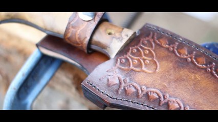 Amazing test of Gurkha Kukri knife  Gurkha Pisau Survival Untuk Masuk Hutan Review ketajaman Pisau Kukri