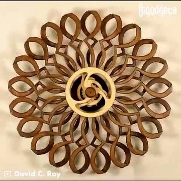 These kinetic sculptures built