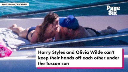 Harry Styles and Olivia Wilde can’t keep their hands off each other- Page Six Celebrity News