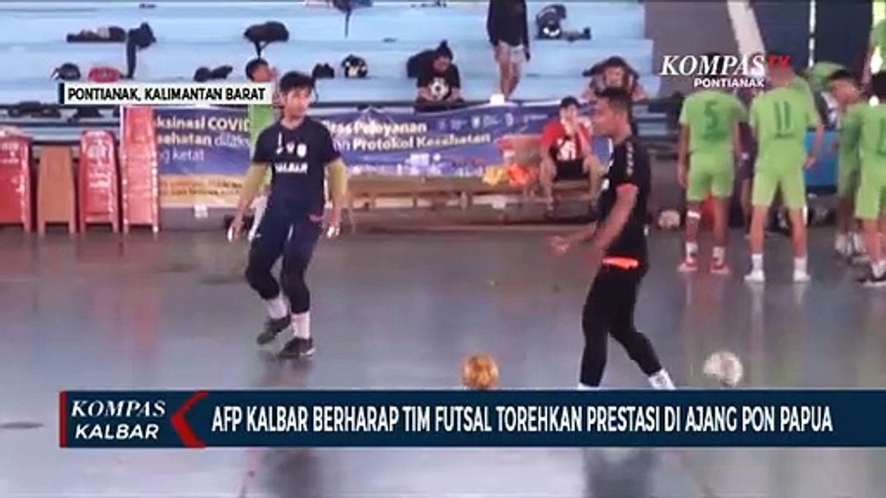 AFP Kalbar Berharap Tim Futsal Bisa Mengharumkan Kalbar di PON Papua