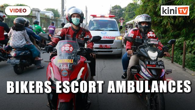 Motorbikes on a mission hit the streets of Jakarta