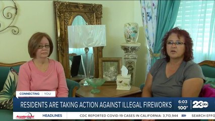Residents are taking action against illegal fireworks