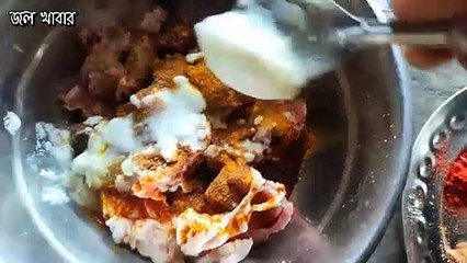 অপূর্ব স্বাদের সহজ পদ্ধতিতে খাসির মাংস রান্না।।  delicious mutton carry।। mutton carry with potato