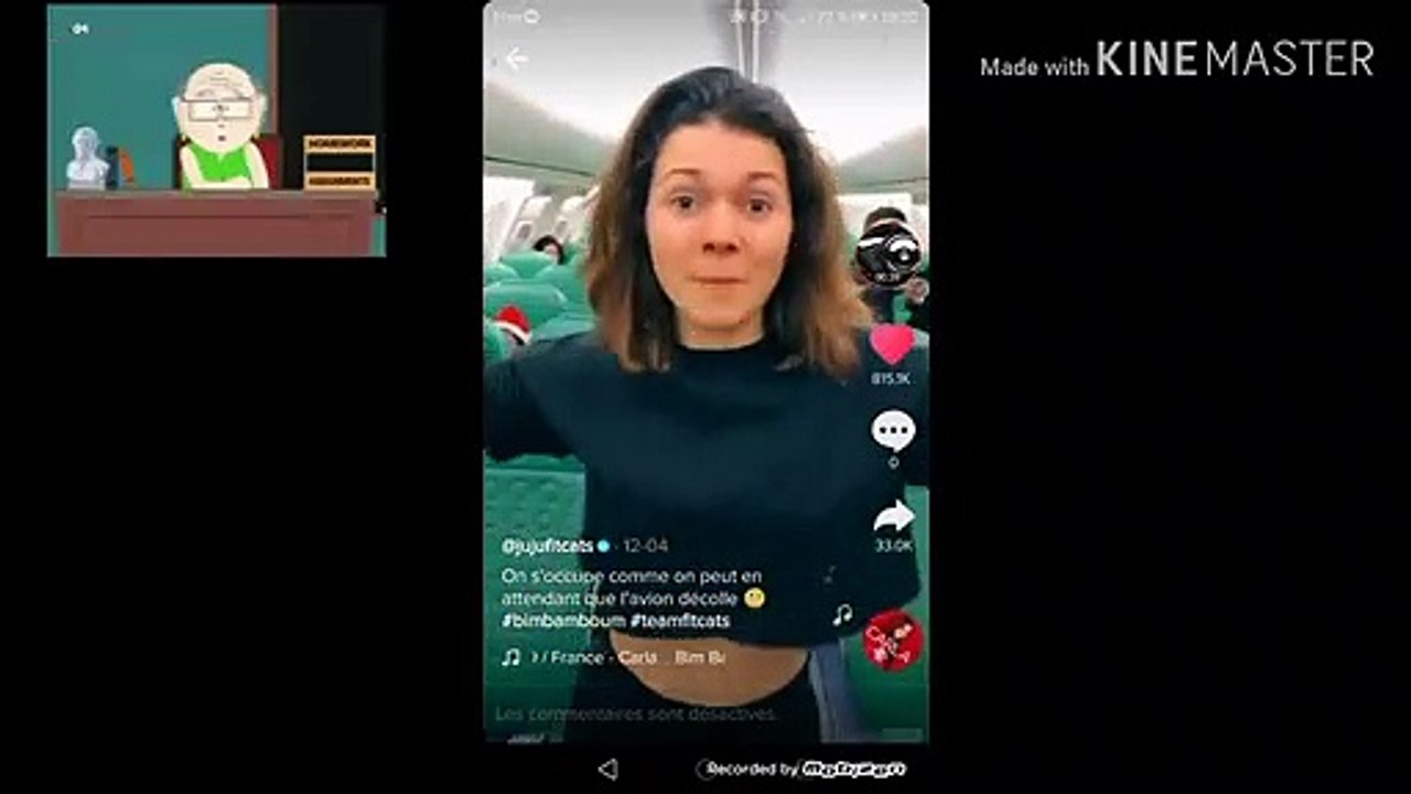 Je Réagir Au Tiktok Bim Bam Bom #Jujufitcat