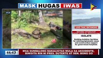 Pangulong Duterte at Sen. Bong Go, nagpaabot ng pakikiramay sa mga pamilya ng mga nasawi sa PAF C-130 plane crash; mga sundalong nakaligtas mula sa aksidente, binisita rin ni Pangulong Duterte at Sen. Bong Go