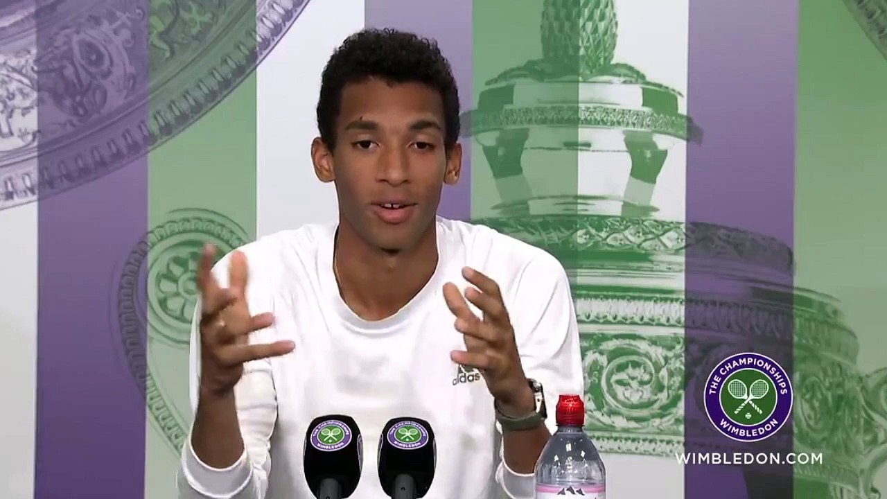 Wimbledon 2021 - Felix Auger-Aliassime : "C'est un beau moment dans ma vie. Je rêvais de jouer ces grands tournois quand j'étais enfant"