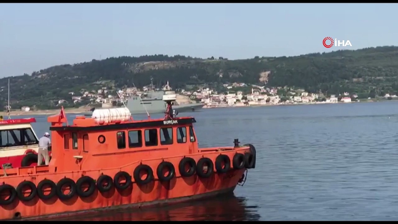 İspanya savaş gemisi Çanakkale Boğazı’ndan geçti