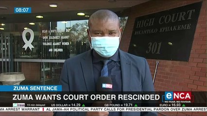 Zuma wants court order rescinded