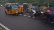 WATCH | Dangerous auto-rickshaw race on Chennai streets
