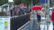 İSTANBUL - Üsküdar - Yağış, etkisini göstermeye başladı