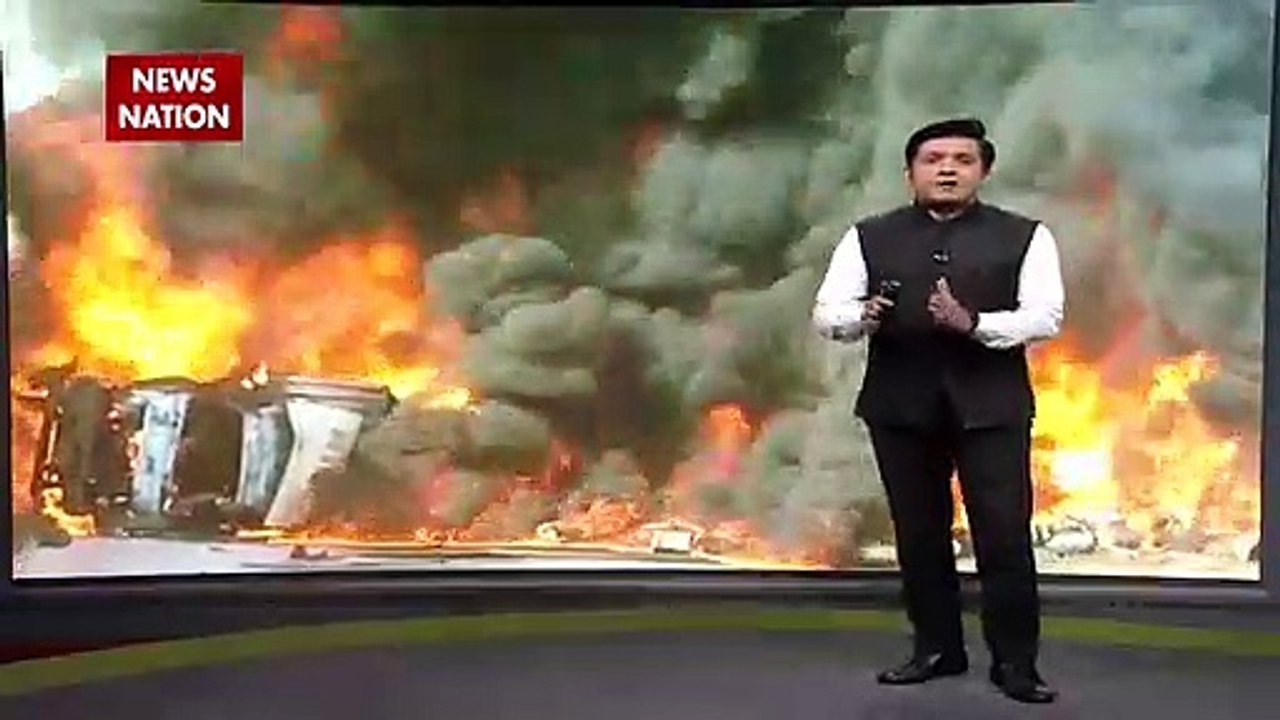 Rajasthan: Major fire broke out in a chemical container in Kotputli