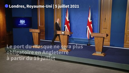 Virus: le port du masque plus obligatoire en Angleterre à partir du 19 juillet (Johnson)