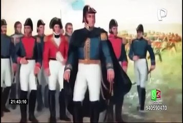 Adultos y niños firman libro del Bicentenario de la Independencia