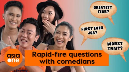 Local comedians answer rapid-fire questions: Guess whose first role was a bargirl?