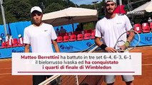 Wimbledon, Berrettini batte Ivaska e vola ai quarti di finale
