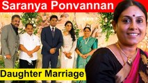 Saranya Ponvannan Daughter Marriage Photos | Tamil Filmibeat
