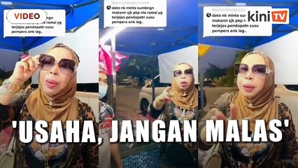 'Usaha, jangan malas mengharap bantuan bendera putih sahaja' - Vida
