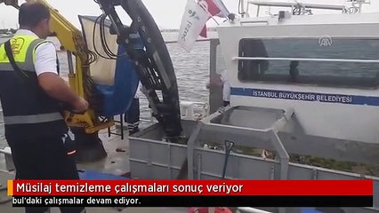 Müsilaj temizleme çalışmaları sonuç veriyor