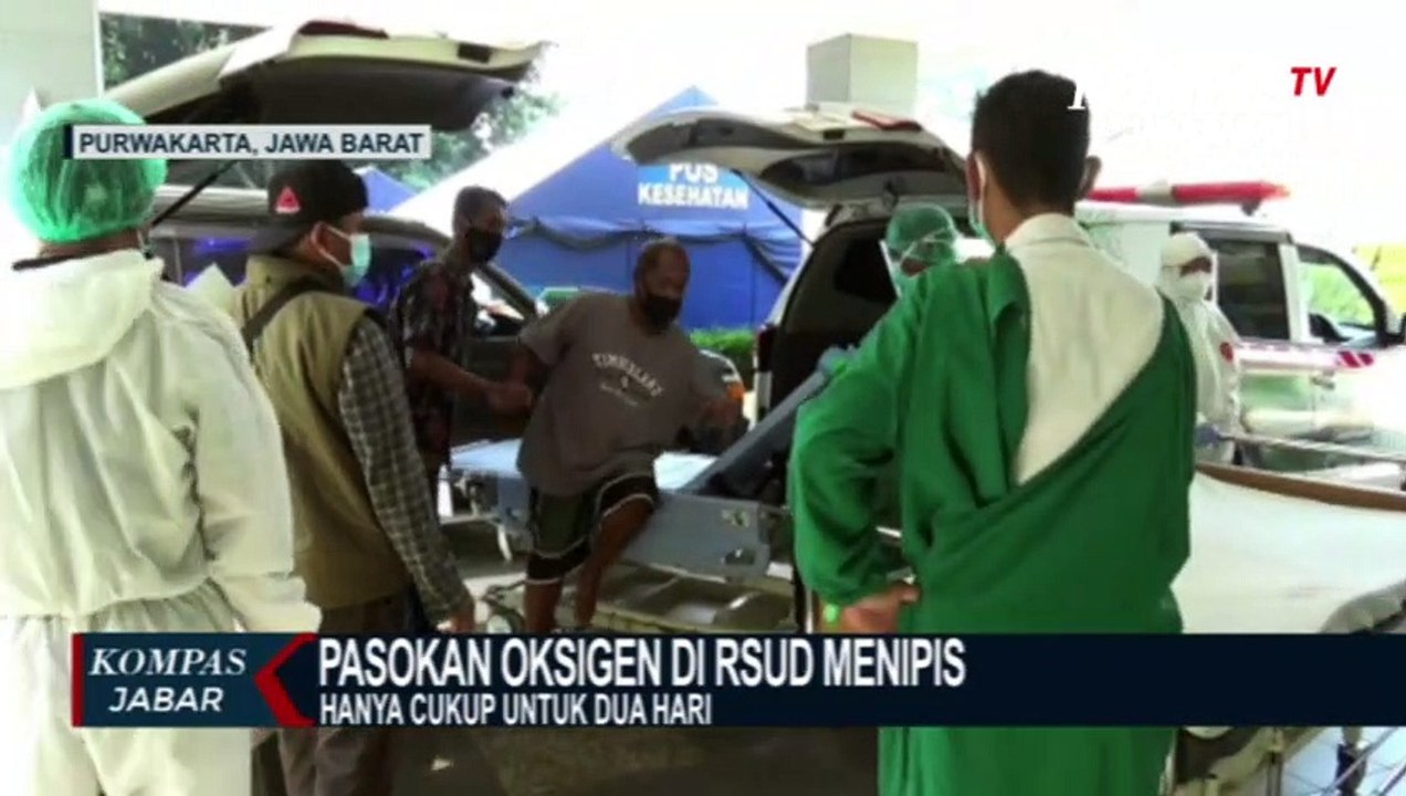 Pasokan Oksigen ke RSUD Purwakarta Menipis