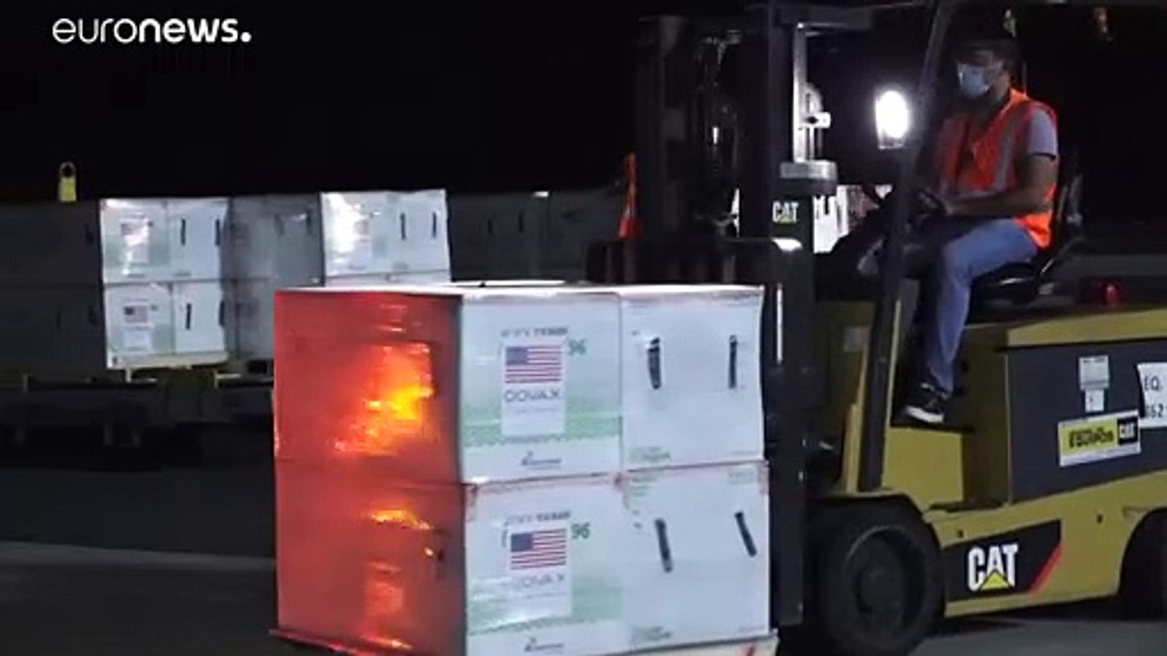 El Salvador recibe 1,5 millones de vacunas contra la COVID donadas por Estados Unidos