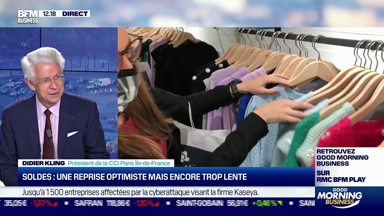 Didier Kling (CCI Paris Île-de-France) : Une reprise des soldes optimiste mais encore trop lente - 06/07