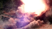 Rusya'da ağır çekim patlama görüntüleri