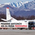 Pesawat Antonov An-26 Rusia terhempas