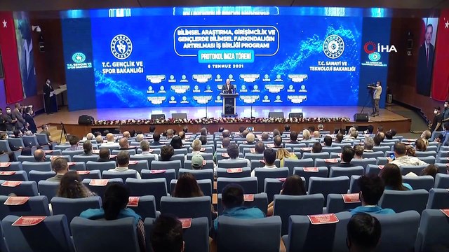 Bakan Varank, Araştırma, Girişimcilik ve Gençlerde Bilimsel Farkındalığın Artırılmasına ilişkin iş birliği protokolü imza törenine katıldı