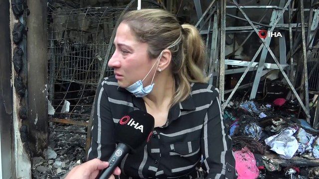 Saplantılı aşık dükkanı ateşe verdi, şoke olan kadın gözyaşlarına boğuldu
