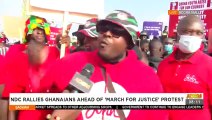 NDC Rallies Ghanaians Ahead of 'March For Justice' Protest- Adom TV (6-7-21)