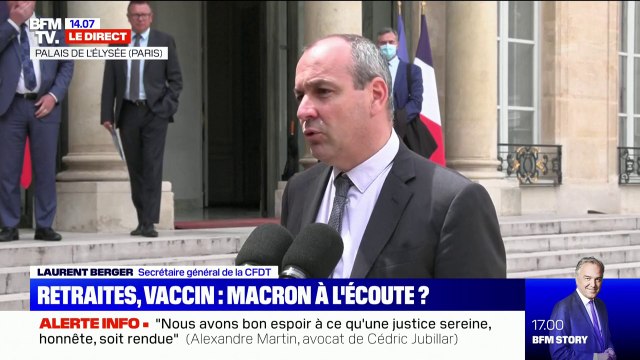 Vaccination obligatoire pour les soignants: Sans stigmatiser, il faut en passer par là , estime Laurent Berger (CFDT)