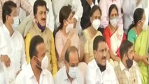 BJP MLAs protest outside Maharashtra assembly against suspension of 12 party MLAs