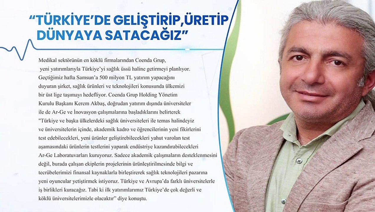 Kerem Akbaş'tan Startup ve AR-GE'ye Destek