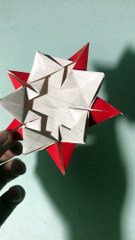 origami star / paper star / handmade star / diy star demo