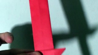 origami sword / paper sword demo