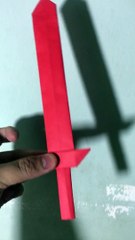 origami sword / paper sword demo
