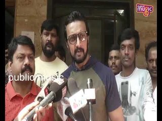 Kiccha Sudeep Casts His Vote In JP Nagar